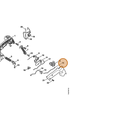 STIHL part 1145-185-1902 — IPL diagram snippet (6x zoom, amber highlight)