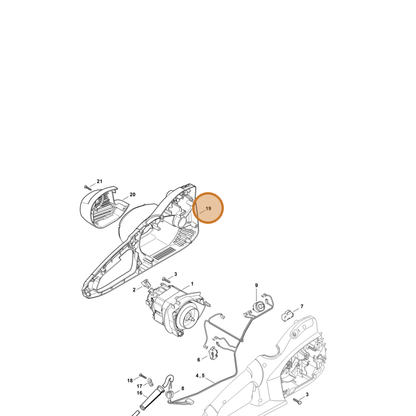 STIHL part 1209-602-1202 — IPL diagram snippet (6x zoom, amber highlight)