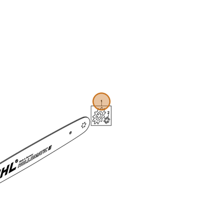 STIHL part 3003-650-9935 — IPL diagram snippet (6x zoom, amber highlight)