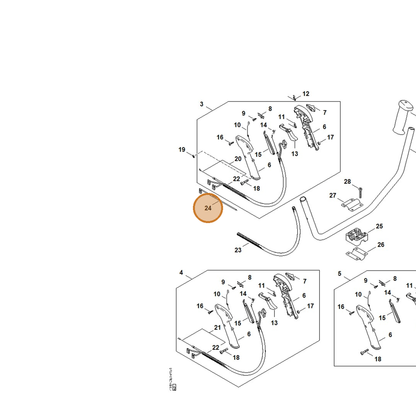 STIHL part 4140-440-1903 — IPL diagram snippet (6x zoom, amber highlight)