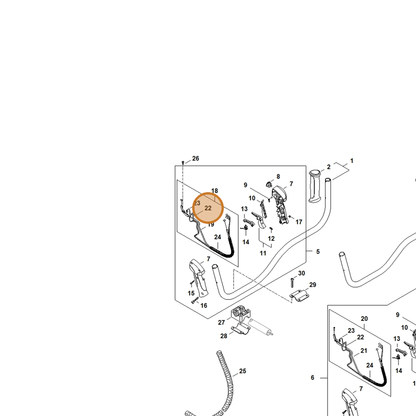 STIHL part 4144-440-1911 — IPL diagram snippet (6x zoom, amber highlight)