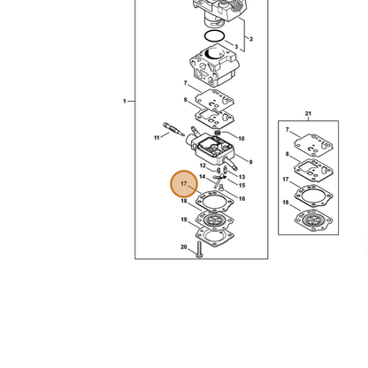 STIHL part 4149-129-0903 — IPL diagram snippet (6x zoom, amber highlight)