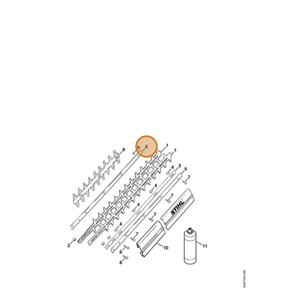 STIHL part 4226-641-4600 — IPL diagram snippet (6x zoom, amber highlight)