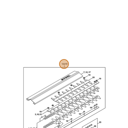 STIHL part 4226-710-5903 — IPL diagram snippet (6x zoom, amber highlight)