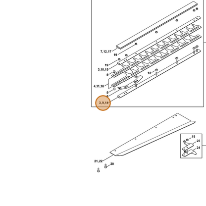 STIHL part 4226-740-6503 — IPL diagram snippet (6x zoom, amber highlight)