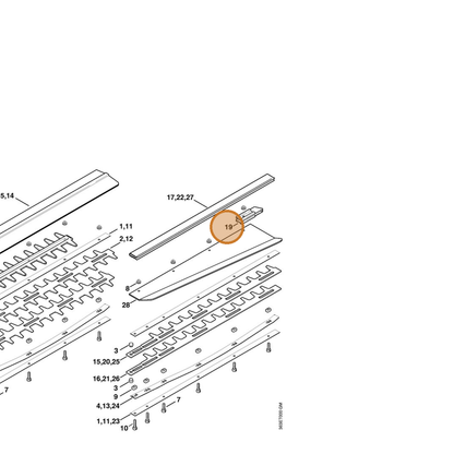 STIHL part 4226-792-9000 — IPL diagram snippet (6x zoom, amber highlight)