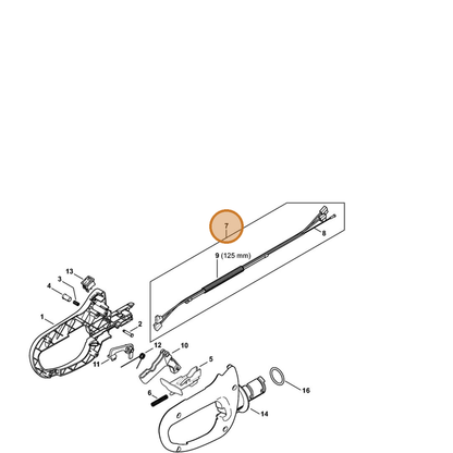 STIHL part 4237-180-1103 — IPL diagram snippet (6x zoom, amber highlight)