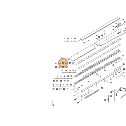 STIHL part 4237-641-4603 — IPL diagram snippet (6x zoom, amber highlight)