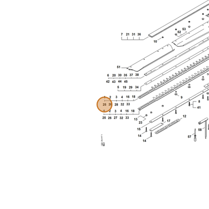 STIHL part 4237-710-5906 — IPL diagram snippet (6x zoom, amber highlight)