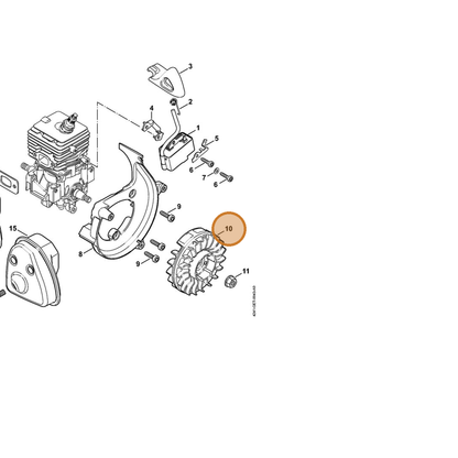 STIHL part 4241-400-1202 — IPL diagram snippet (6x zoom, amber highlight)