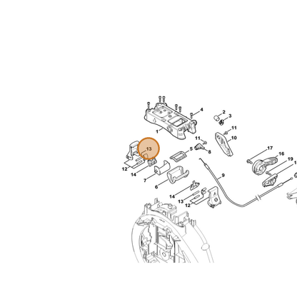 STIHL part 4244-792-3101 — IPL diagram snippet (6x zoom, amber highlight)