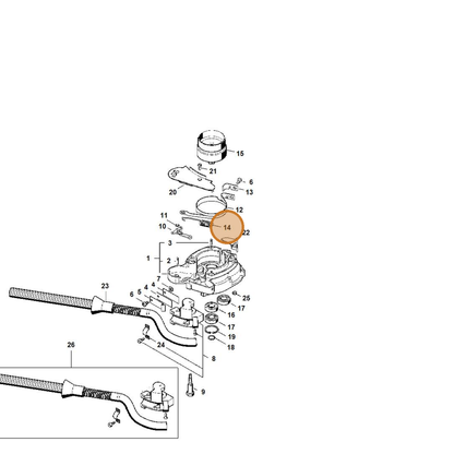 STIHL part 4313-162-7900 — IPL diagram snippet (6x zoom, amber highlight)