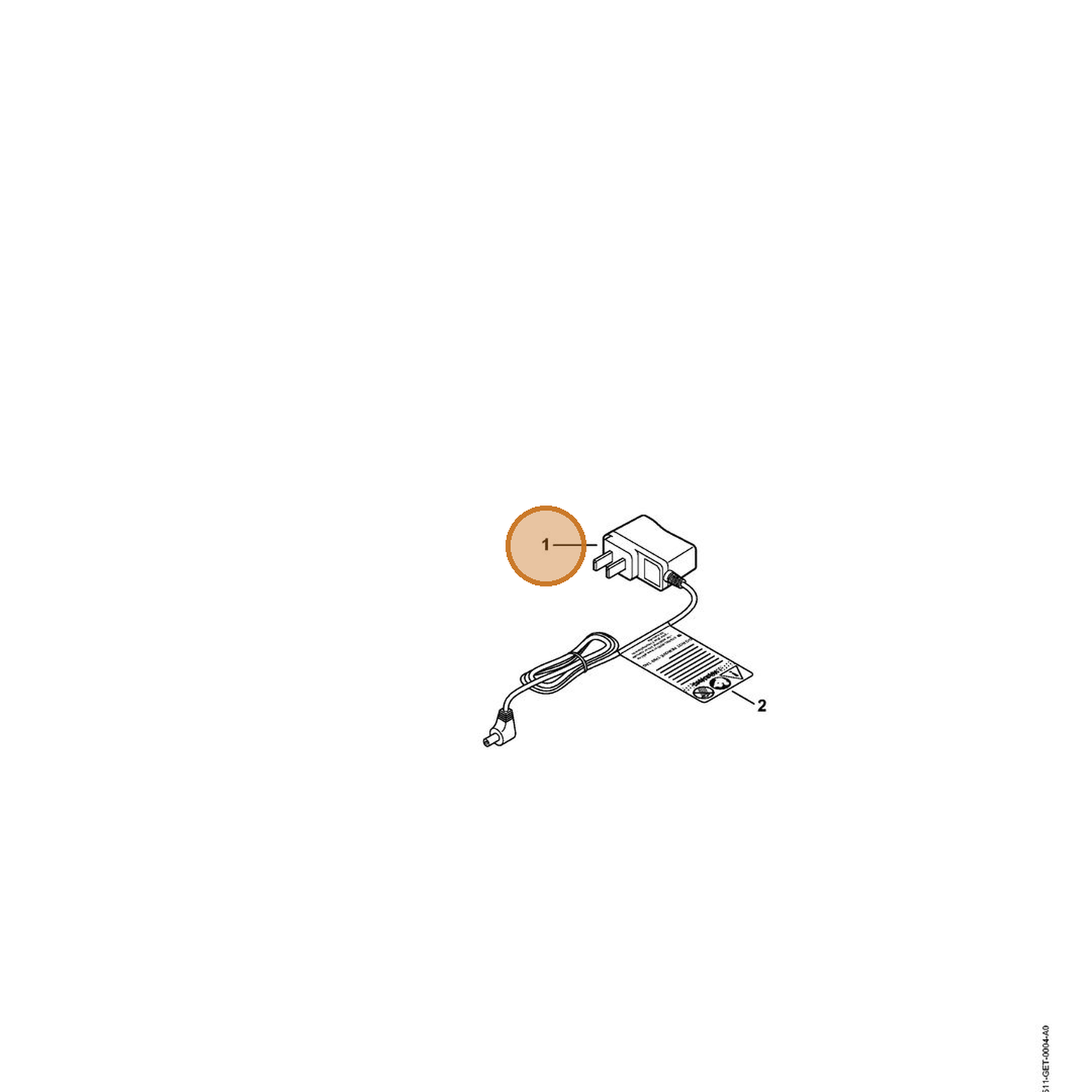 STIHL part 4511-400-5602 — IPL diagram snippet (6x zoom, amber highlight)