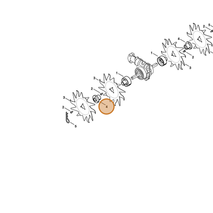 STIHL part 4601-713-1903 — IPL diagram snippet (6x zoom, amber highlight)
