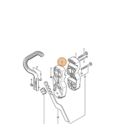 STIHL part 4601-791-3301 — IPL diagram snippet (6x zoom, amber highlight)
