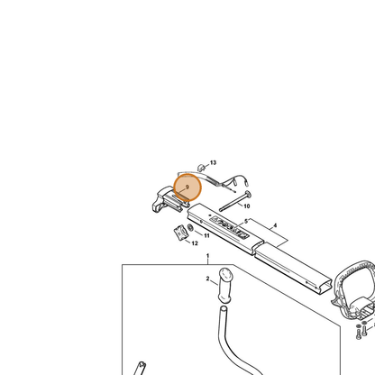 STIHL part 4601-791-7600 — IPL diagram snippet (6x zoom, amber highlight)