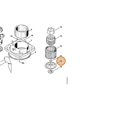 STIHL part 4709-700-4900 — IPL diagram snippet (6x zoom, amber highlight)