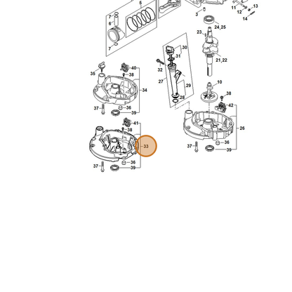 STIHL part 4789-020-1101 — IPL diagram snippet (6x zoom, amber highlight)