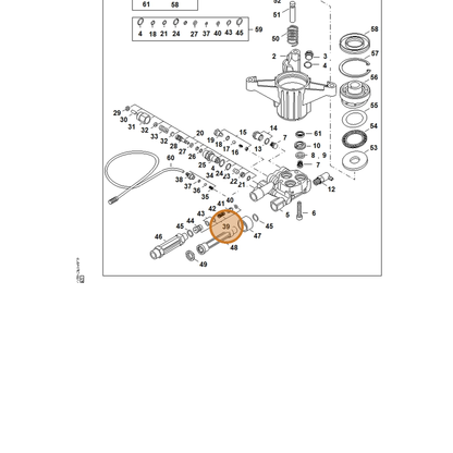STIHL part 4789-500-0600 — IPL diagram snippet (6x zoom, amber highlight)
