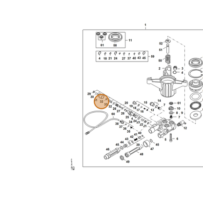 STIHL part 4789-502-5400 — IPL diagram snippet (6x zoom, amber highlight)