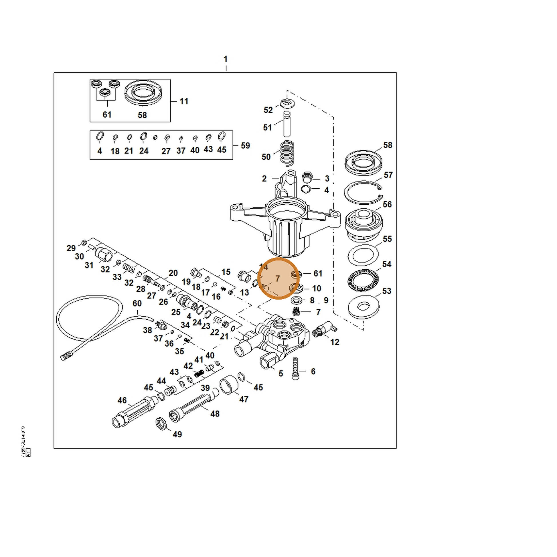 STIHL part 4789-700-6200 — IPL diagram snippet (6x zoom, amber highlight)