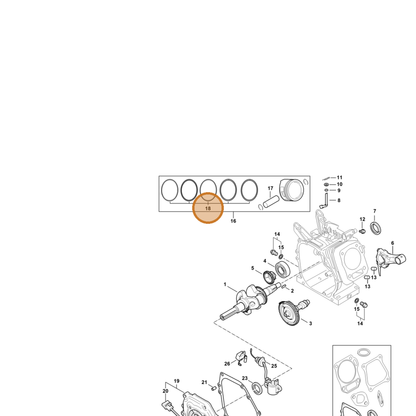 STIHL part 4790-007-1002 — IPL diagram snippet (6x zoom, amber highlight)