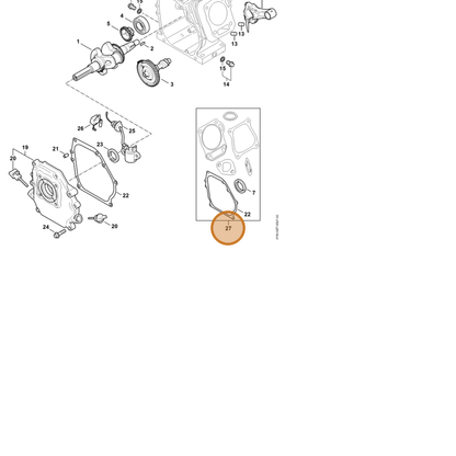 STIHL part 4790-007-1600 — IPL diagram snippet (6x zoom, amber highlight)