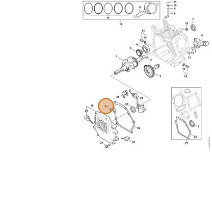 STIHL part 4790-028-1700 — IPL diagram snippet (6x zoom, amber highlight)