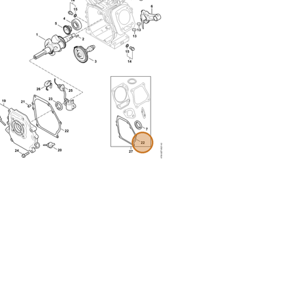 STIHL part 4790-351-1000 — IPL diagram snippet (6x zoom, amber highlight)