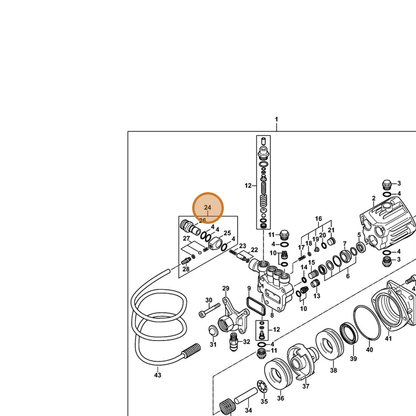 STIHL part 4790-708-8800 — IPL diagram snippet (6x zoom, amber highlight)