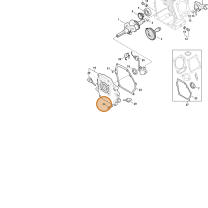 STIHL part 4790-951-9704 — IPL diagram snippet (6x zoom, amber highlight)