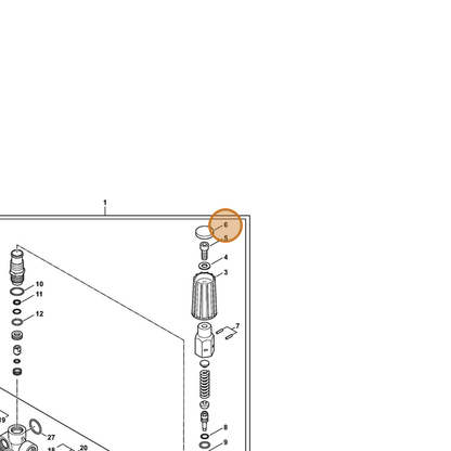 STIHL part 4791-791-9200 — IPL diagram snippet (6x zoom, amber highlight)