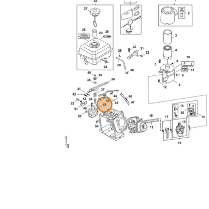 STIHL part 4791-792-5900 — IPL diagram snippet (6x zoom, amber highlight)