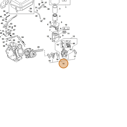 STIHL part 4792-149-0501 — IPL diagram snippet (6x zoom, amber highlight)