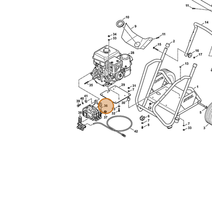 STIHL part 4792-700-5600 — IPL diagram snippet (6x zoom, amber highlight)