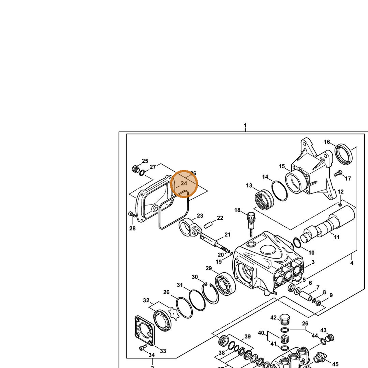 STIHL part 4792-700-8900 — IPL diagram snippet (6x zoom, amber highlight)