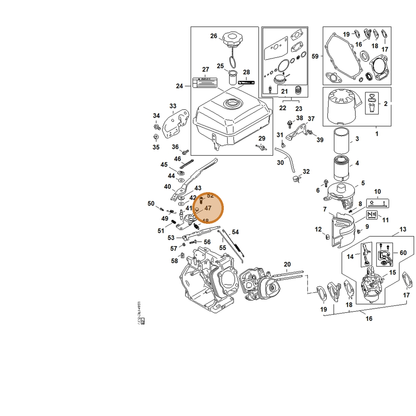 STIHL part 4792-792-5900 — IPL diagram snippet (6x zoom, amber highlight)