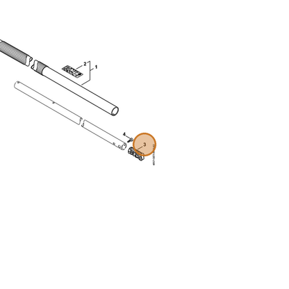 STIHL part 4857-793-7702 — IPL diagram snippet (6x zoom, amber highlight)