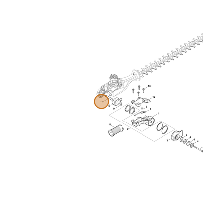 STIHL part 4859-641-9400 — IPL diagram snippet (6x zoom, amber highlight)