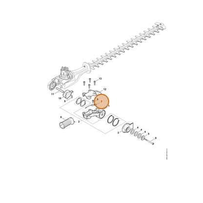 STIHL part 4859-790-2400 — IPL diagram snippet (6x zoom, amber highlight)