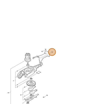STIHL part 4859-791-0600 — IPL diagram snippet (6x zoom, amber highlight)