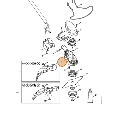 STIHL part 4863-602-1200 — IPL diagram snippet (6x zoom, amber highlight)