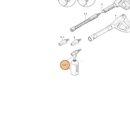 STIHL part 4930-500-5636 — IPL diagram snippet (6x zoom, amber highlight)