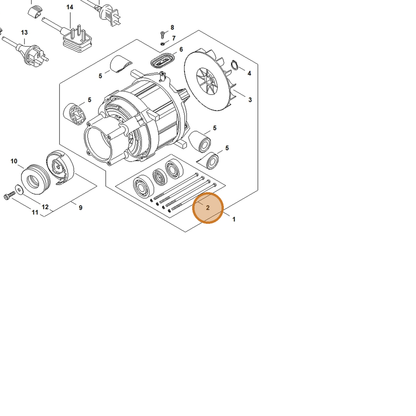 STIHL part 4950-007-1010 — IPL diagram snippet (6x zoom, amber highlight)