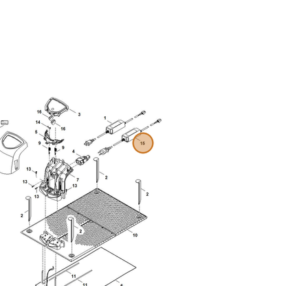 STIHL part 6301-400-8564 — IPL diagram snippet (6x zoom, amber highlight)