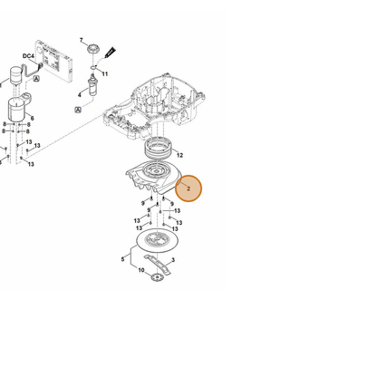 STIHL part 6301-701-1059 — IPL diagram snippet (6x zoom, amber highlight)