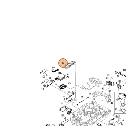 STIHL part 6309-701-3620 — IPL diagram snippet (6x zoom, amber highlight)