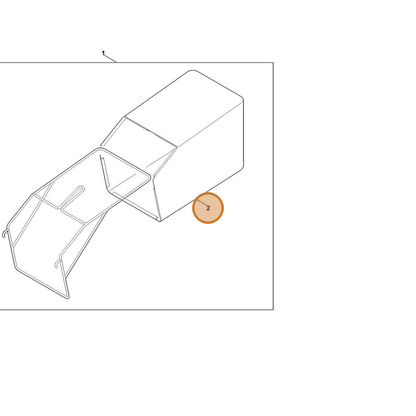 STIHL part 6368-700-9705 — IPL diagram snippet (6x zoom, amber highlight)