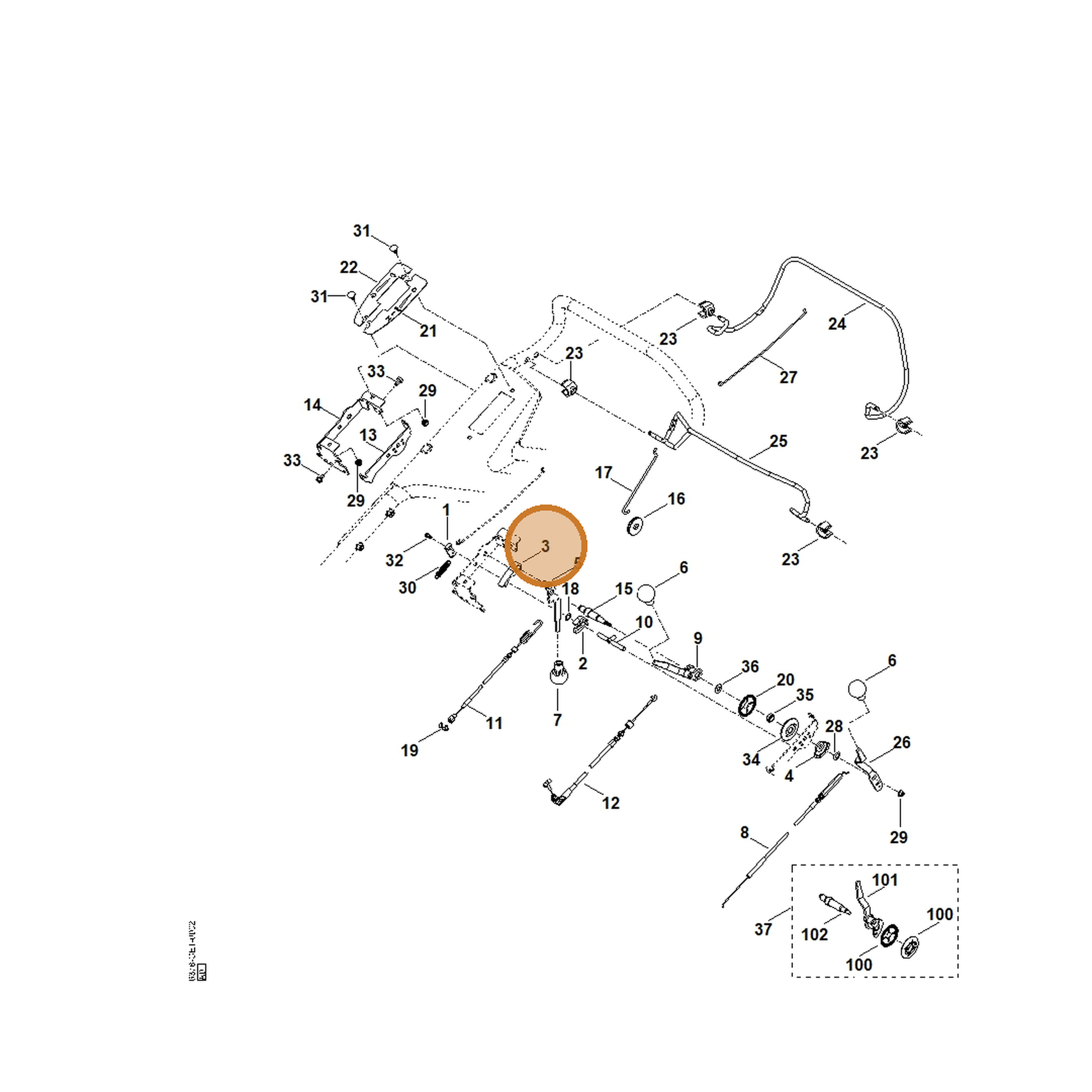 STIHL part 6375-162-9202 — IPL diagram snippet (6x zoom, amber highlight)