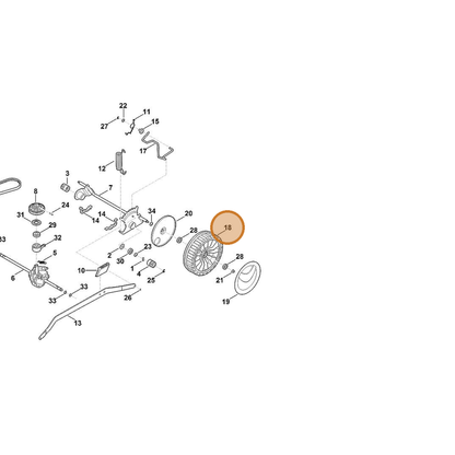 STIHL part 6375-700-0402 — IPL diagram snippet (6x zoom, amber highlight)